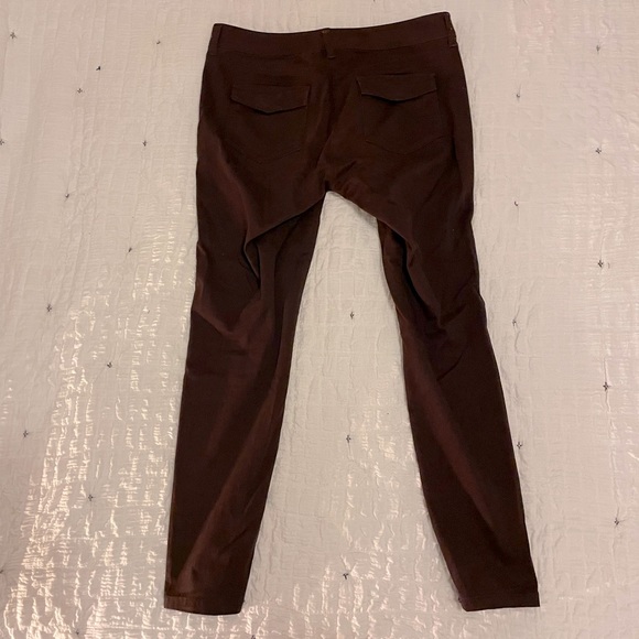 LOFT Modern Skinny Pants - Burgundy - Picture 2 of 4